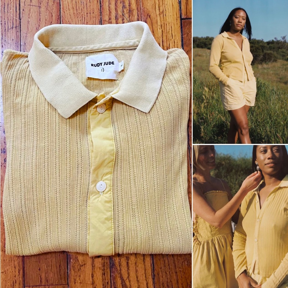 Rudy Jude Pointelle Button Down M